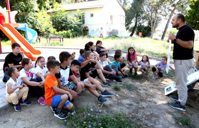 KIRSAL MAHALLE ÇOCUKLARI ORYANTİRİNGLE TANIŞIYOR