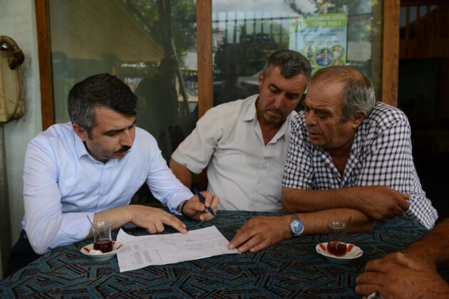BAŞKAN YILMAZ 1 AYDA 15 MAHALLEYİ ZİYARET ETTİ