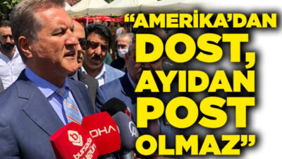 Sarıgül’den Bursa’da açıklamalar: Ayıdan post Amerika’dan dost olmaz