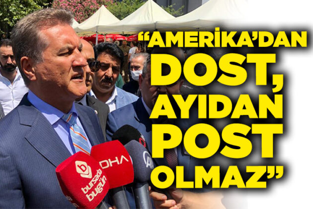 Sarıgül’den Bursa’da açıklamalar: Ayıdan post Amerika’dan dost olmaz
