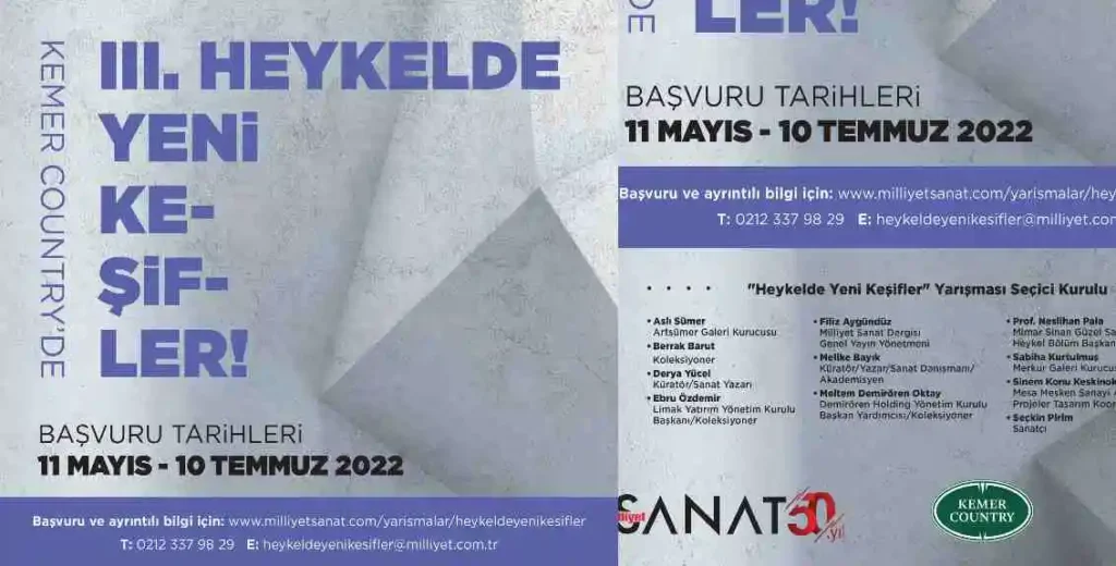 III. HEYKELDE YENİ KEŞİFLER YARIŞMASININ BAŞVURU TARİHİ YOĞUN TALEP ÜZERİNE 26 AĞUSTOS’A KADAR UZATILDI!