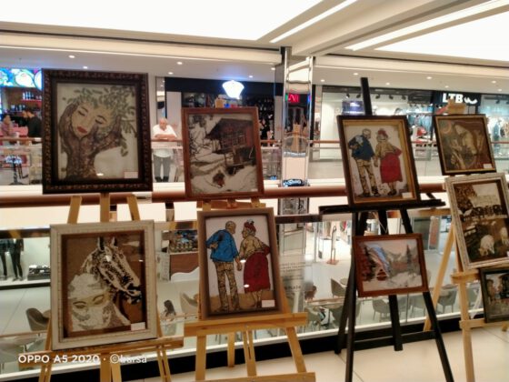 DOĞAL TAŞ RESİM SERGİSİ YOĞUN İLGİ GÖRDÜ
