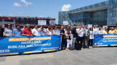 DEVA Bursa ulaşım zammını protesto etti: Bursa kötü yönetiliyor