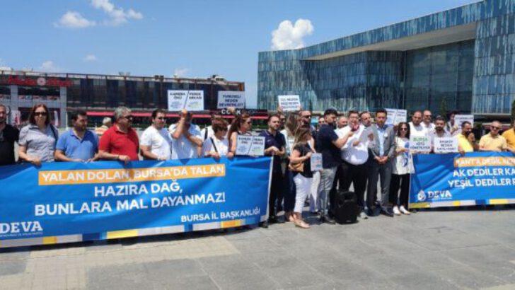 DEVA Bursa ulaşım zammını protesto etti: Bursa kötü yönetiliyor
