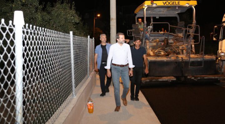 GÜRSU İSABEY YOLU BAYRAM ÖNCESİ HİZMETTE