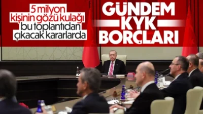 Cumhurbaşkanlığı Kabinesi toplanıyor: KYK borçları masada