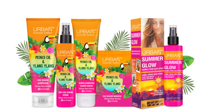 URBAN Care’den yepyeni MONOI & YLANG YLANG saç bakım serisi ile bu yaz da güneş saçlarında!