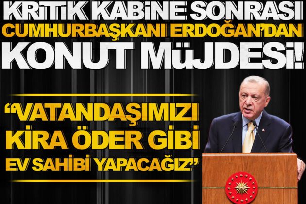 “Vatandaşımızı kira öder gibi ev sahibi yapacağız”