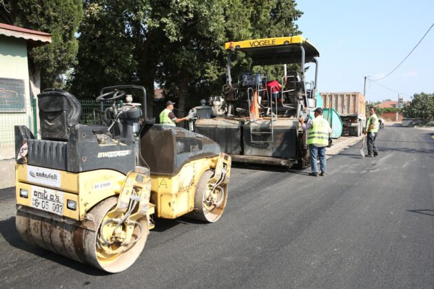 NİLÜFER’DE YOL-ASFALT SEFERBERLİĞİ