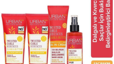 URBAN Care Twisted Curls Hibiscus & Shea Butter Serisi İle Gün Boyu Belirgin & Şeklini Koruyan Bukleler