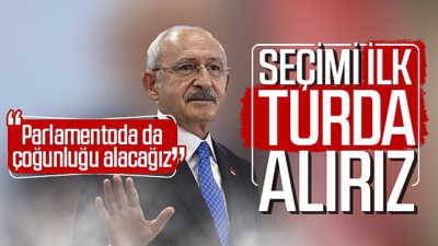 Cumhurbaşkanlığını birinci turda alırız