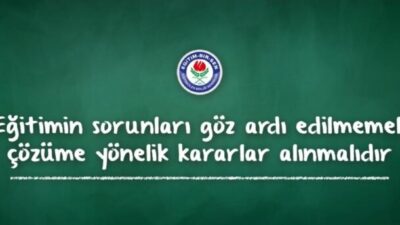 “SORUNLARIN ÇÖZÜME KAVUŞTUĞU BİR YIL DİLİYORUZ”