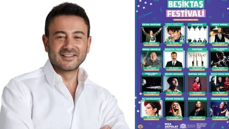 BEŞİKTAŞ BELEDİYESİ BİR AY SÜRECEK ‘BEŞİKTAŞ FESTİVALİ’ DÜZENLİYOR! BEŞİKTAŞ FESTİVALİ 30 AĞUSTOS’TA BAŞLIYOR!