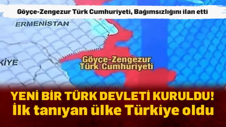 Yeni bir Türk Devleti kuruldu: İlk tanıyan Türkiye