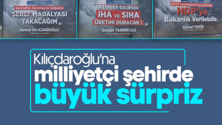 Kılıçdaroğlu için Elazığ’da hazırlanan afişler gündem