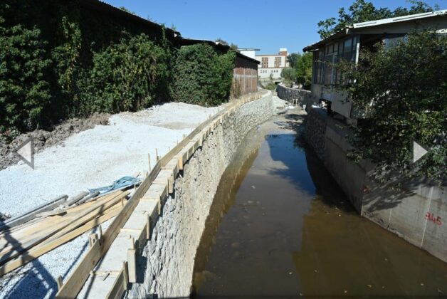 Ovaakça’da taşkın riski ortadan kalkıyor
