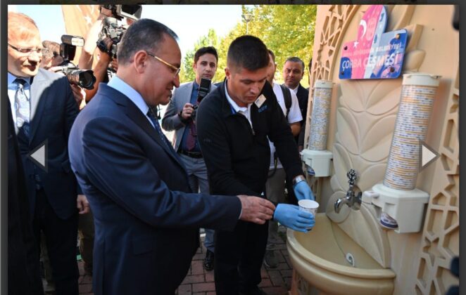 BAKAN BOZDAĞ,ÇORBAYI  ÇEŞMEDEN İÇTİ