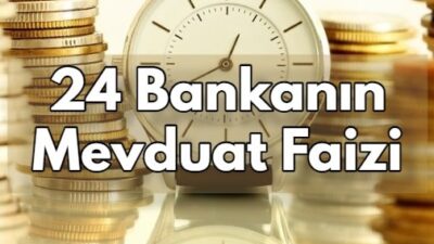 2022 mevduat faiz oranı ortalaması eylülde %16,94 oldu