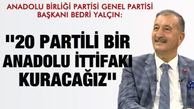 ANADOLU BİRLİĞİ; ÖNCE UYUŞTURUCU BARONLARINI İÇERİ TIKSINLAR!