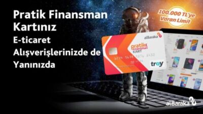 Albaraka Pratik Finansman Kart E-ticarete açıldı!