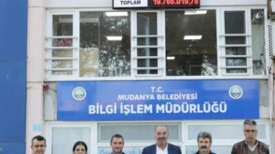 MUDANYA BELEDİYESİ’NİN AYLIK GELİR-GİDER TABLOSU KESİNTİSİZ YAYINLANMAYA BAŞLADI