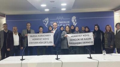 Karacabey Hürriyet Köyülüleri CHP Toplantısında İsyan etti! “İşgal Altındayız! Sesimizi Duyan Yok mu!”