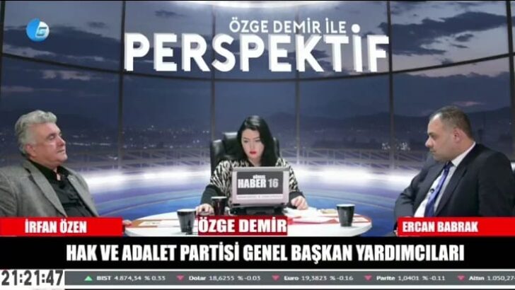 Ercan Babrak ve İrfan Özen Perspektif”e konuk oldu