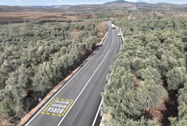 Gölyazı yolu sil baştan yenilendi