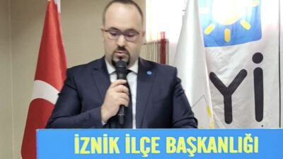 İZNİK İYİ PARTİ’DE MUSTAFA KÜÇÜK GÜVEN TAZELEDİ.