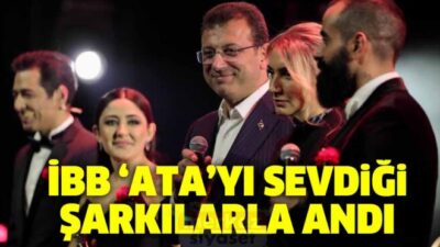 GÖKHAN TÜRKMEN İBB ‘ATA’yı sevdiği şarkılarla andığı gecede büyük orkestra ile söylediği şarkılarla büyüledi