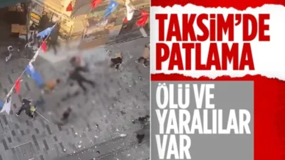 Taksim İstiklal Caddesi’nde patlama: 6 ölü, 53 yaralı