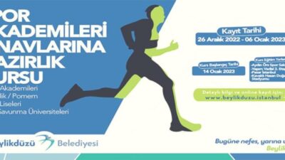 SPOR AKADEMİLERİNE HAZIRLANANLARA KURS DESTEĞİ