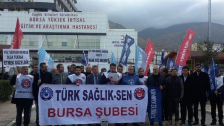 TÜRK SAĞLIK SEN BURSA; YAPILAN EK ZAM YETERSİZDİR