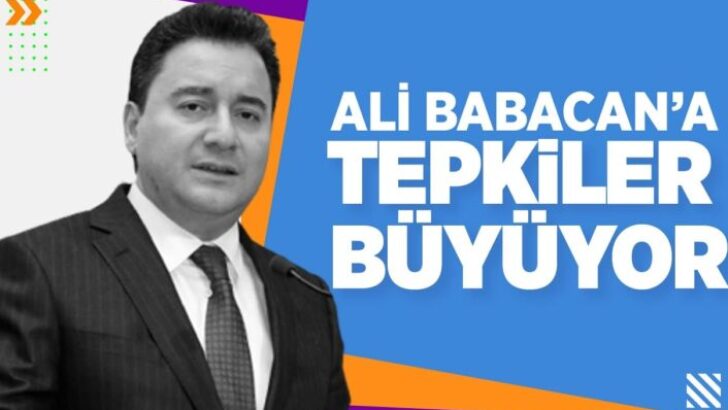 Habererk Öncülüğünde Başlayan Babacan’a Tepkiler Çığ Gibi Büyüyor…!!!