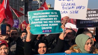 Salih Kocatepe Staj ve Çıraklık Mağdurlarına destek verdi