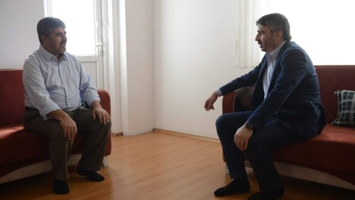 BAŞKAN YILMAZ’DAN, DEPREMZEDELERE ZİYARET
