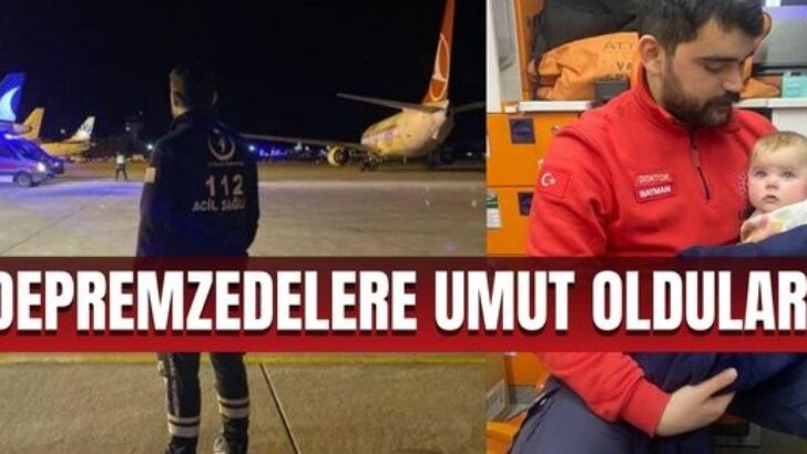 Destekleri ile Depremzedelere umut oldular!