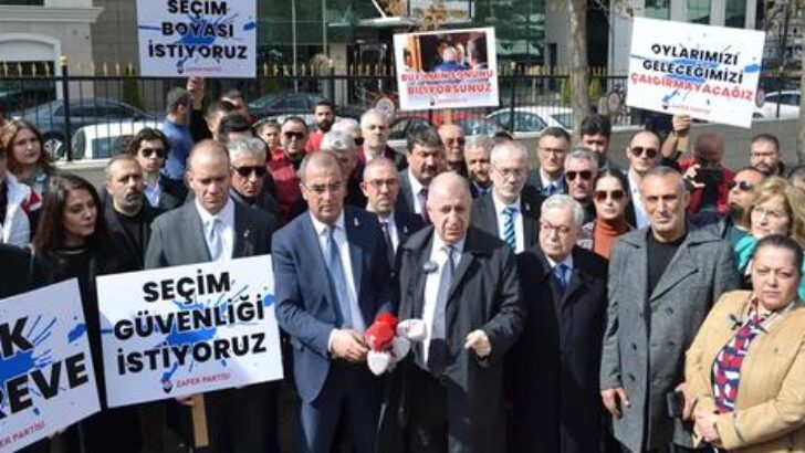 “ÜMİT ÖZDAĞ: MAVİ BOYA BU SEÇİMLERDE KULLANILANA KADAR HER GÜN BURADAYIZ”