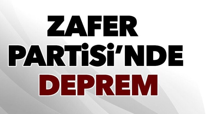 Zafer Partisi’nin Kurucularından Jet İstifa!