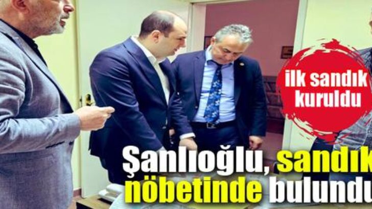 Doğa Şanlıoğlu, Zonguldak Havalimanı’nda sandık nöbetinde