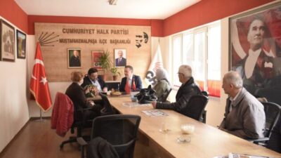 CHP ADAY ADAYI AYTUĞ ONUR’DAN CHP İLÇE ÖRGÜTLERİNE ZİYARET