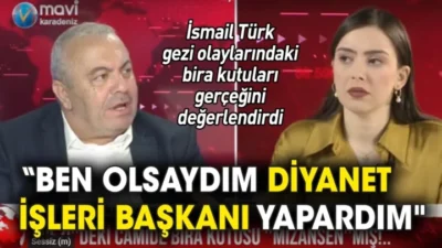 Türk, gezi olaylarındaki bira kutuları gerçeğini değerlendirdi: “Ben olsaydım Diyanet İşleri Başkanı yapardım”