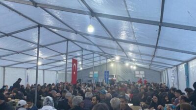 BBP’de Alfatlı ASRİAD’ın çadırında vatandaşla iftarını açtı