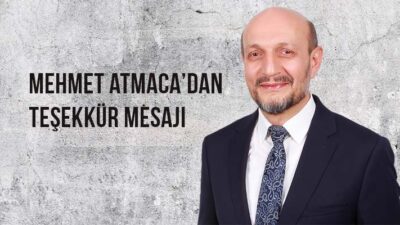 Atmaca’dan teşekkür mesajı