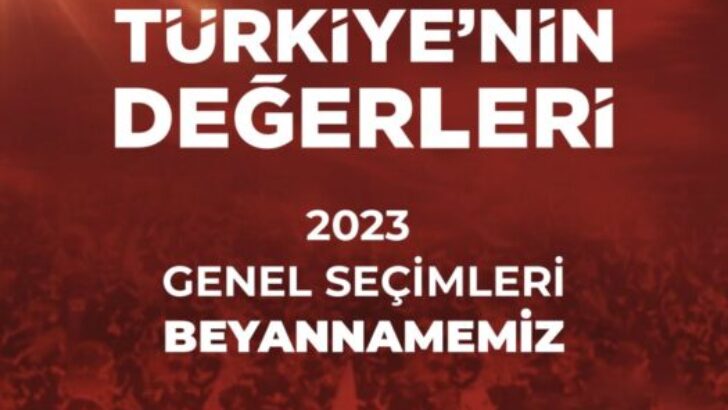 YENİDEN REFAH PARTİSİ GENEL SEÇİM BEYANNAMESİNİ AÇIKLADI…