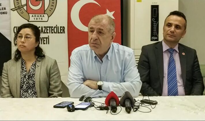 ÜMİT ÖZDAĞ ADANA’DA ÖMER ÇELİK VE İDRİS NAİM ŞAHİN HAKKINDA SERT KONUŞTU