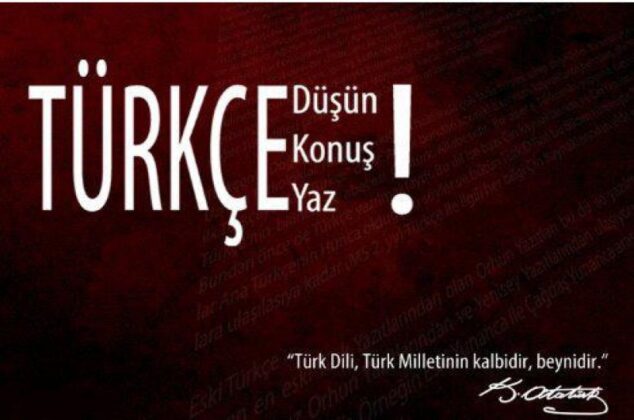 TÜRK DİLİ BAYRAMIMIZ KUTLU OLSUN