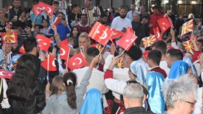 Tuğba Özay, Makedonya’da 19 Mayıs’ı coşkuyla kutladı