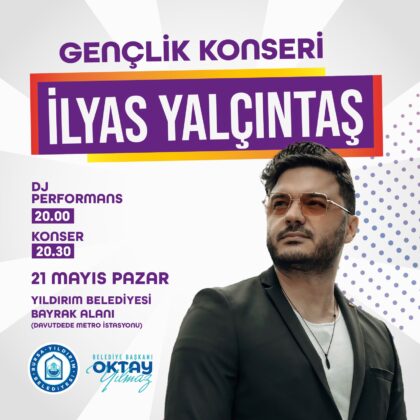 YILDIRIM’DA 19 MAYIS’A ÖZEL GENÇLİK KONSERİ