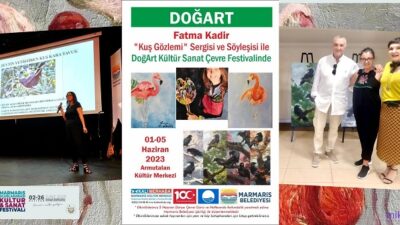 Kuş Gözlemi ile Fatma Kadir Marmaris Sanat Festivali’nde